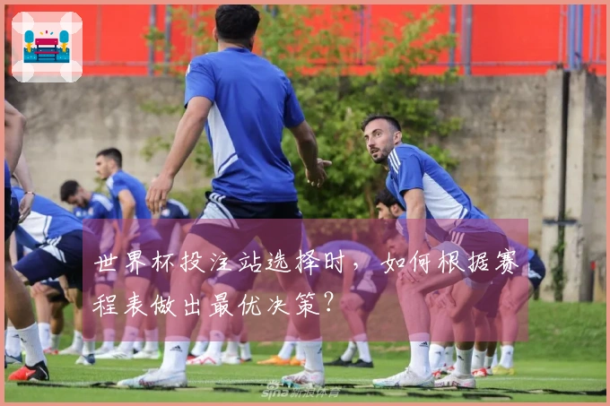世界杯投注站选择时，如何根据赛程表做出最优决策？